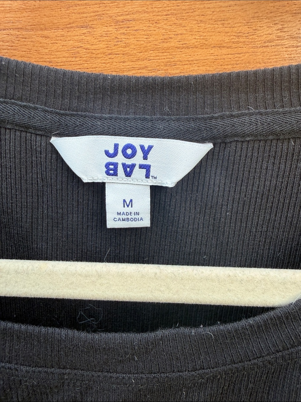 JoyLab Black Long Sleeve Layered Shrug Top - Picture 2 of 4